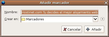 Añadir canal RSS a mis live bookmarks