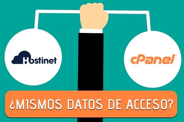 mismos datos hostinet cpanel