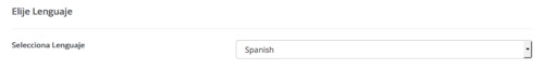 Elige Lenguaje para WordPress
