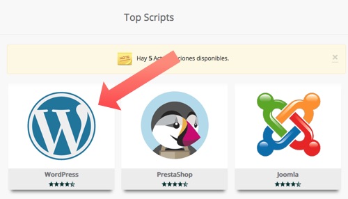 top wordpress softaculous