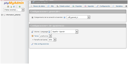 panel Cpanel Bases de Datos PhPMyadmin