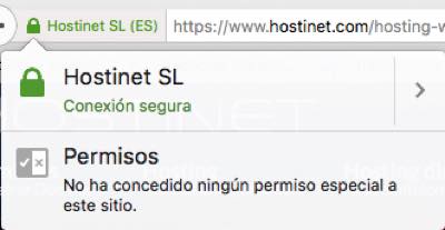 conexion segura Hostinet