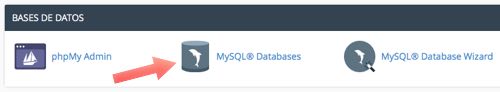 mysql database hacer click