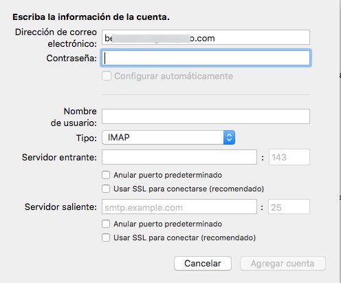 Configura tu Cuenta de Correo en Outlook 2016 para Mac OS X