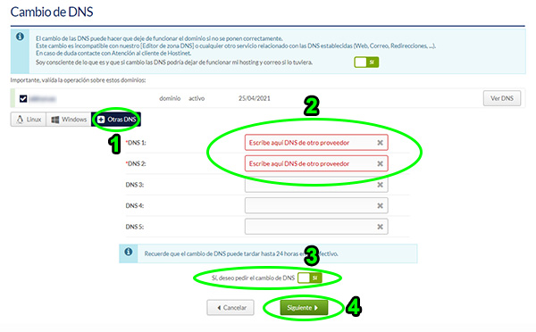 Cambiar DNS - Otras