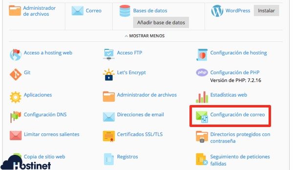 icono configuracion de correo - DKIM