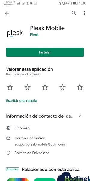 play store plesk mobile