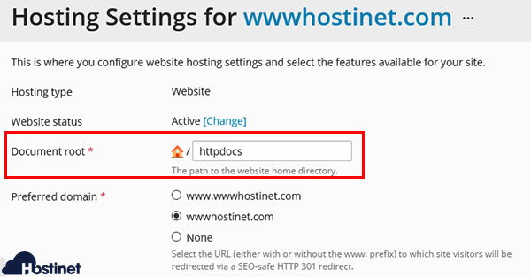 plesk cambio raiz httpdocs - Hosting Windows