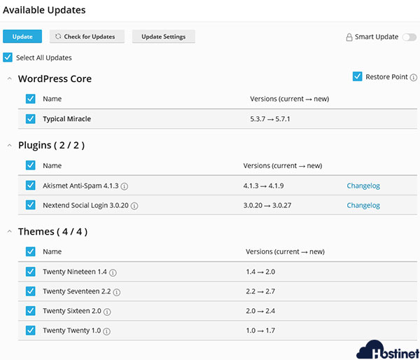 plesk actualizar manualmente - WordPress