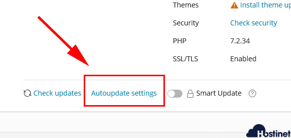 plesk autoupdating settings - 