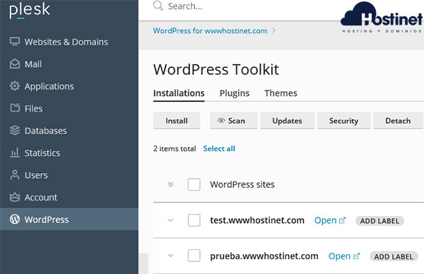 plesk wordpress toolkit - Gestion WordPress