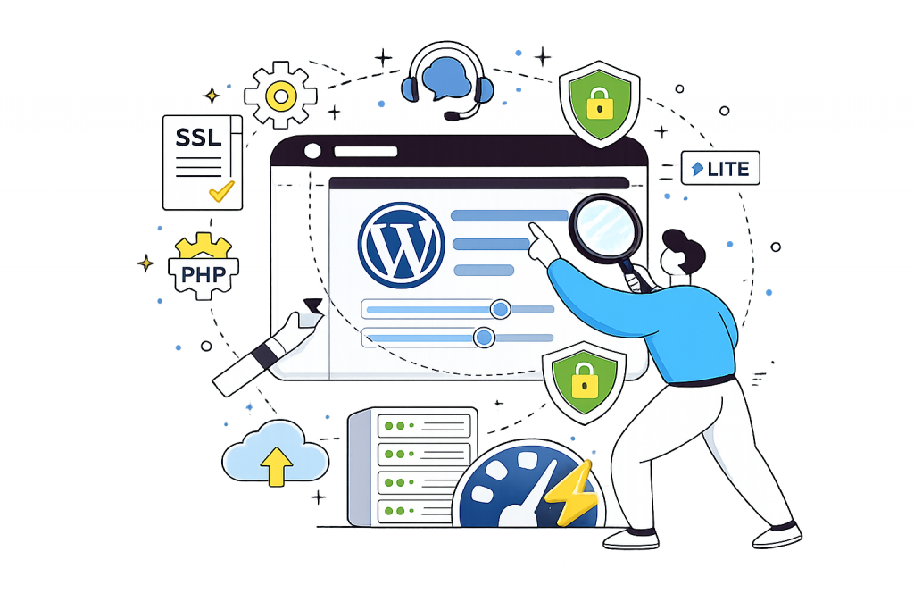 caracteristicas minimas hosting wordpress